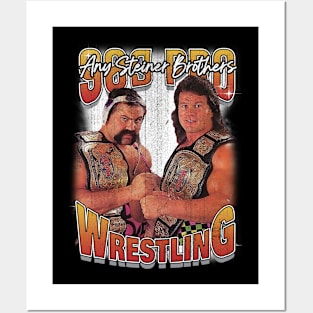 Bootleg Any Steiner Brother wrestling fan Art Posters and Art